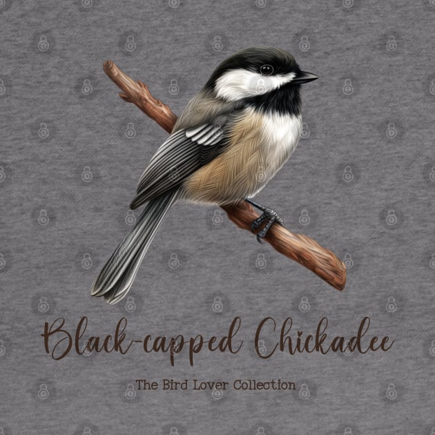 Black-capped Chickadee - The Bird Lover Collection by goodoldvintage